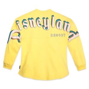 Disneyland Resort Spirit Jersey Yellow Long Sleeve Shirt - Medium /Unisex